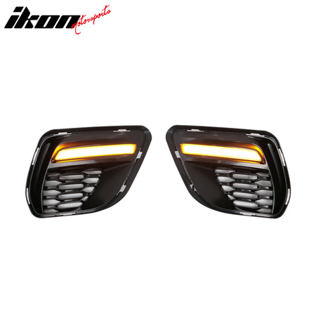 For 15-23 Charger Widebody LED Front Rear Bumper Cover W/ SRT Grille Matte Black