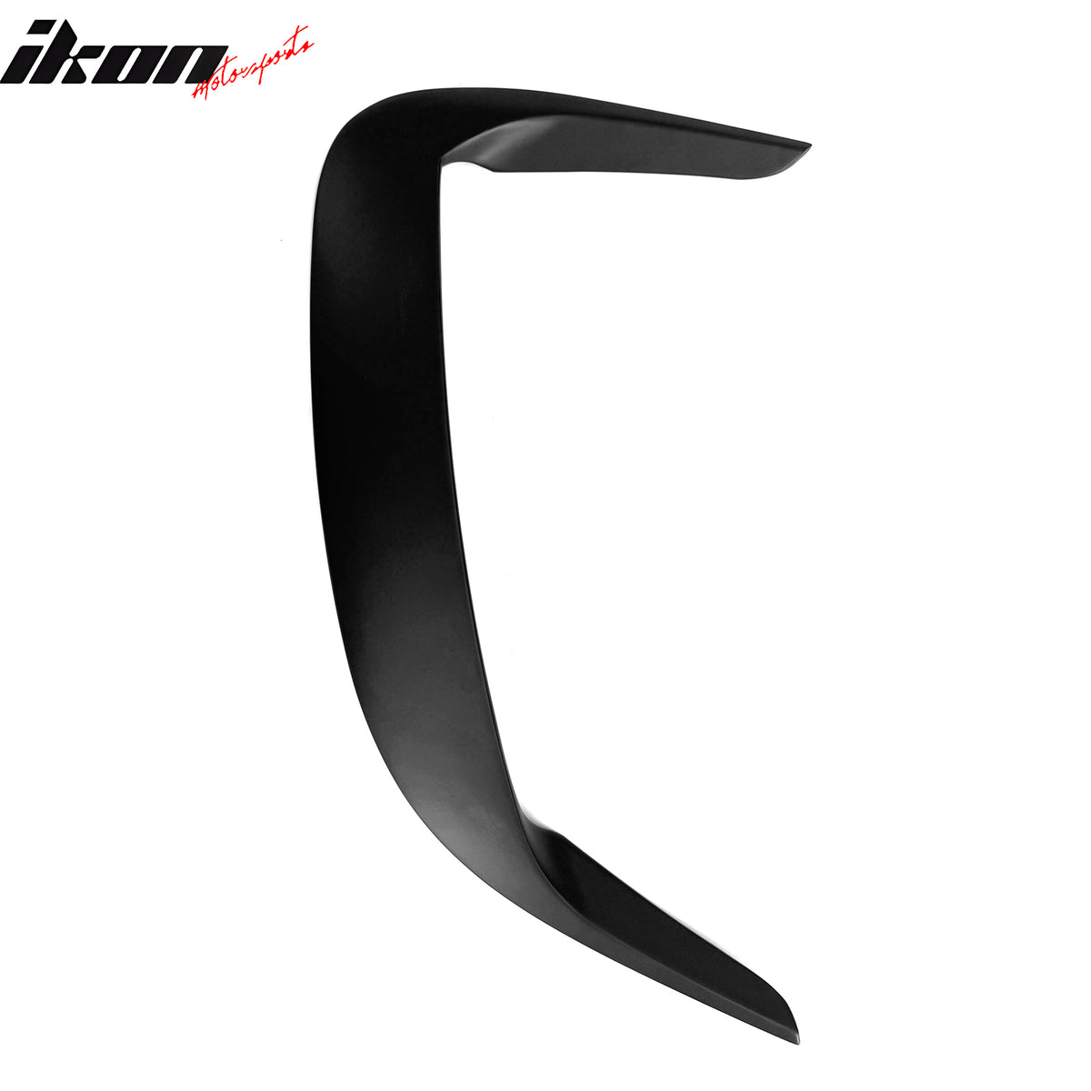 Fits 15-23 Dodge Charger IKON2 Style Front Side Fin Vents Cover Matte Black ABS