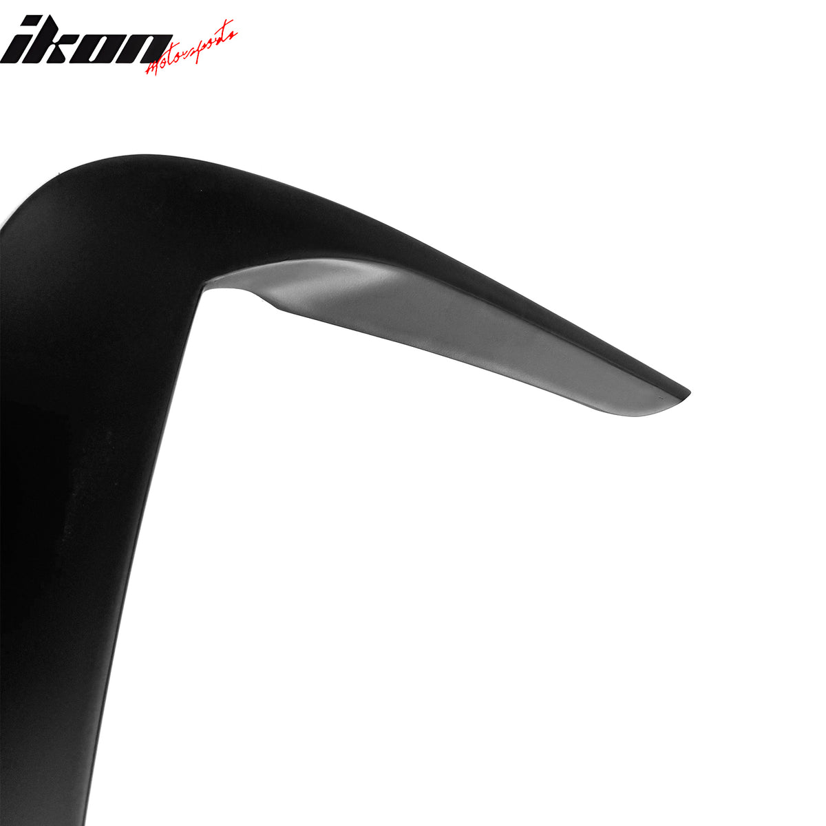 Fits 15-23 Dodge Charger IKON2 Style Front Side Fin Vents Cover Matte Black ABS