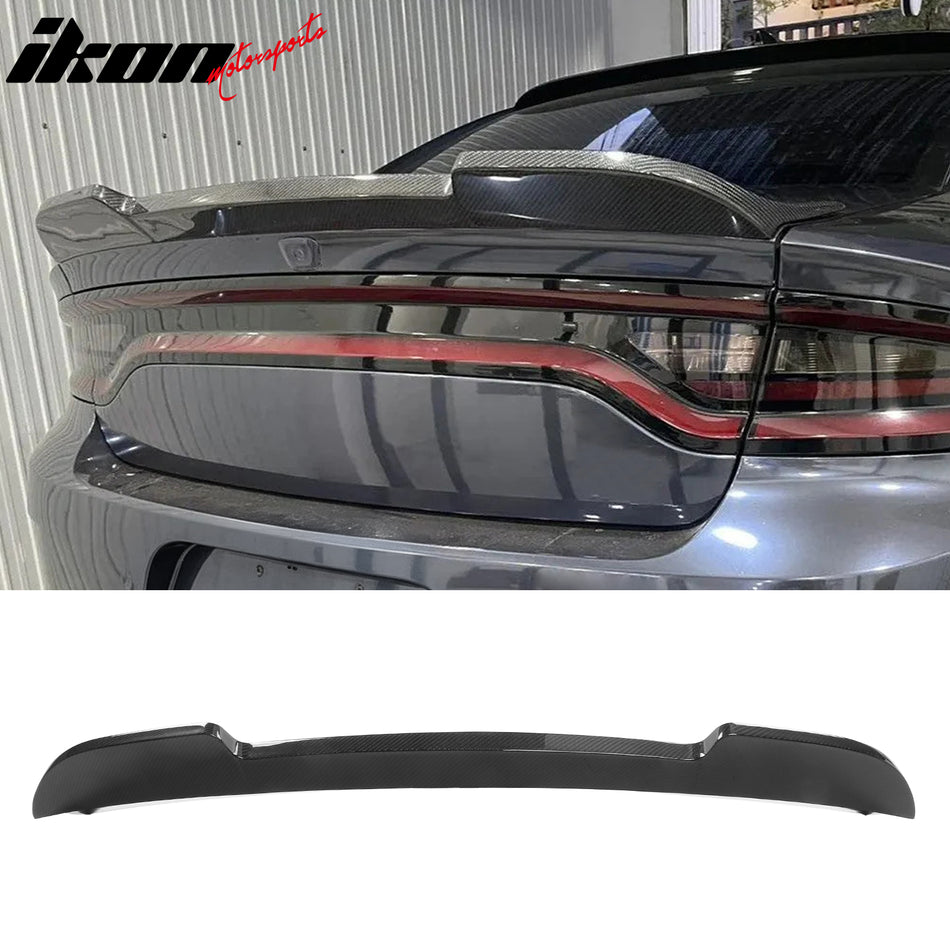 Rear Trunk Spoiler for Dodge Charger 2015-2023 SK Style Carbon Fiber