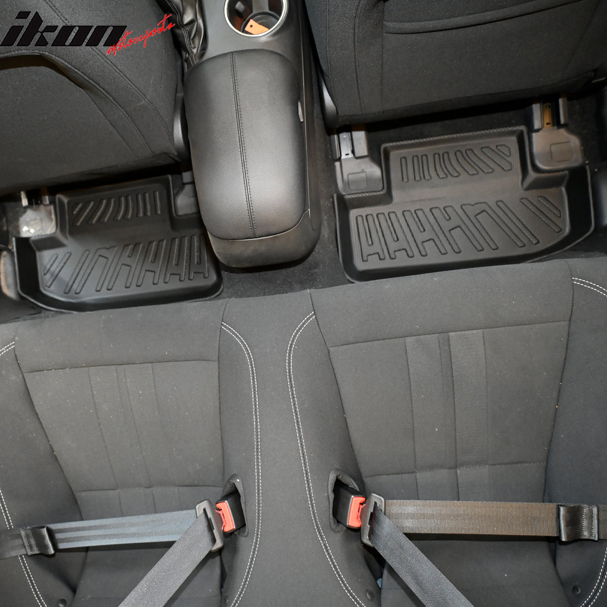 For 15-26 Ford Mustang Floor Mats All Weather Protection Trunk Liners TPE Carpet