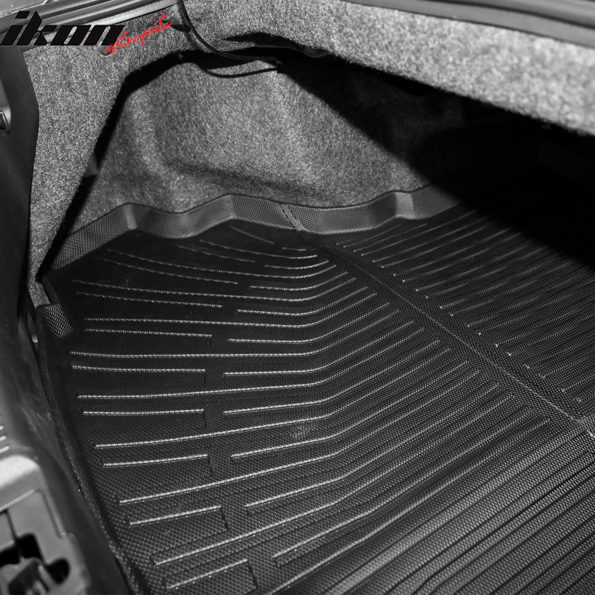 For 15-26 Ford Mustang Floor Mats All Weather Protection Trunk Liners TPE Carpet