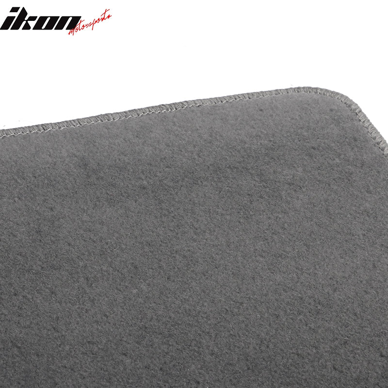 Fits 15-23 Volkswagen GTI/Golf Gray Nylon Floor Mats Front Rear Carpets Liner