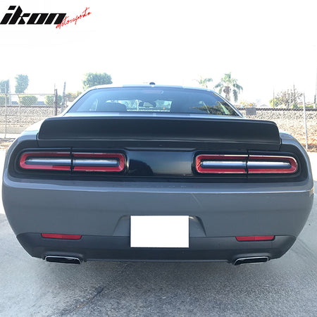 Fits 15-23 Dodge Challenger SXT Style IKON Duckbill Trunk Spoiler Unpainted PP