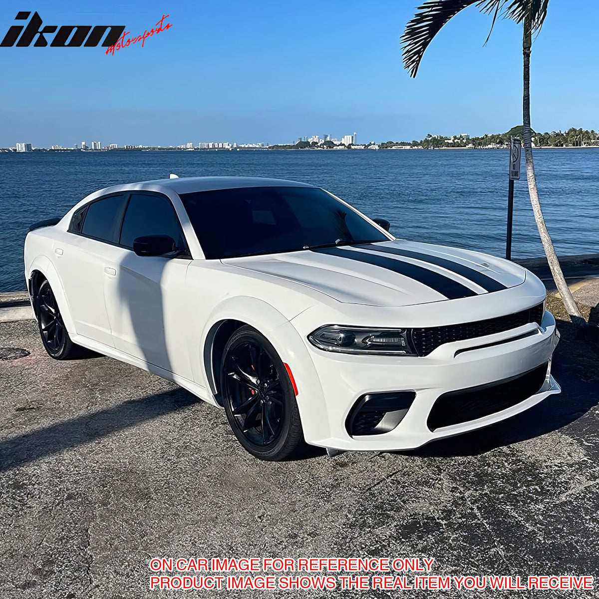 Fits 15-23 Dodge Charger Front Rear Bumper Conversion w/ Side Skirt/Fender Flare