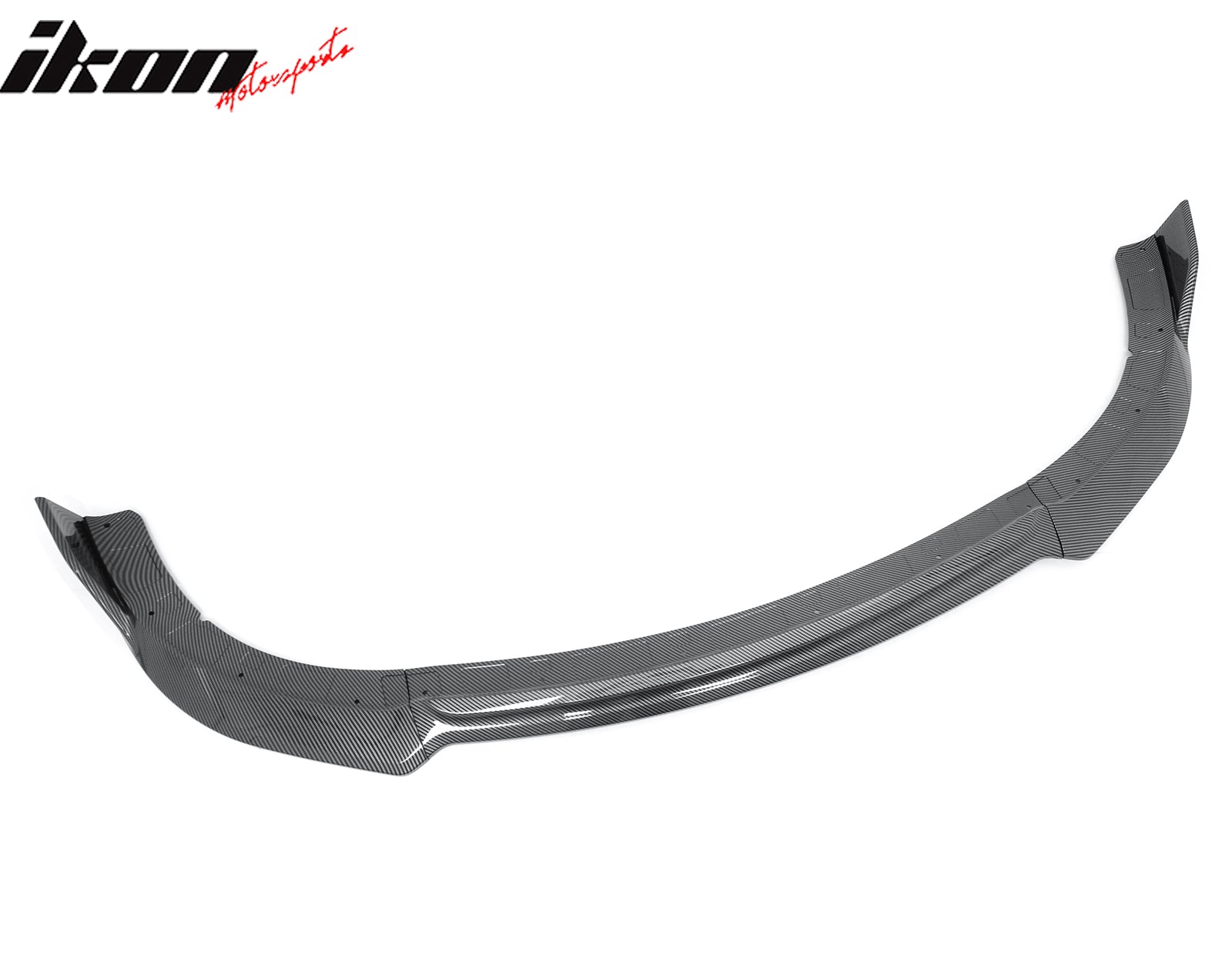 Fits 15-23 Charger SRT V4 A Style ABS Front Bumper Lip Carbon Fiber Print 3PCS