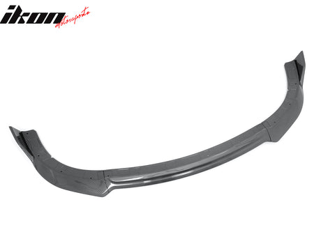Fits 15-23 Charger SRT V4 A Style ABS Front Bumper Lip Carbon Fiber Print 3PCS