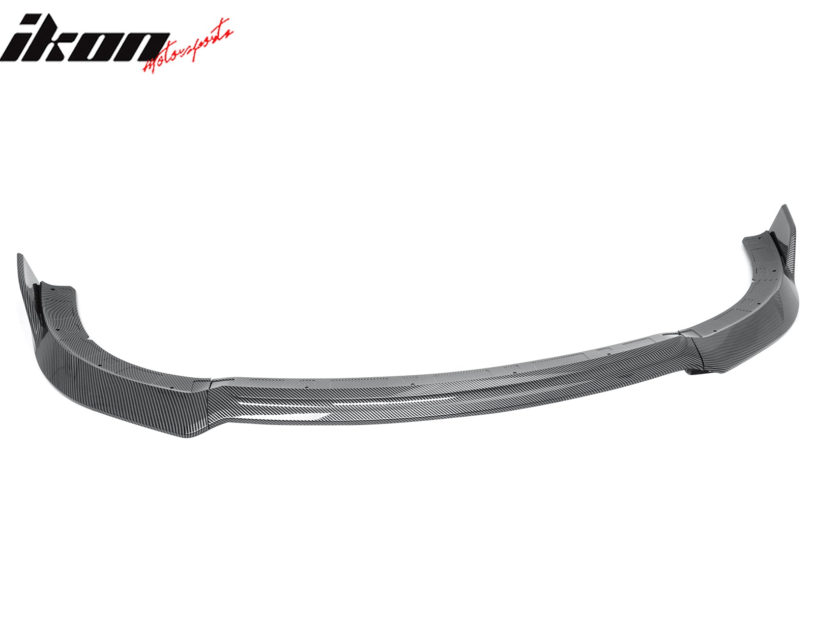 Fits 15-23 Charger SRT V4 A Style ABS Front Bumper Lip Carbon Fiber Print 3PCS
