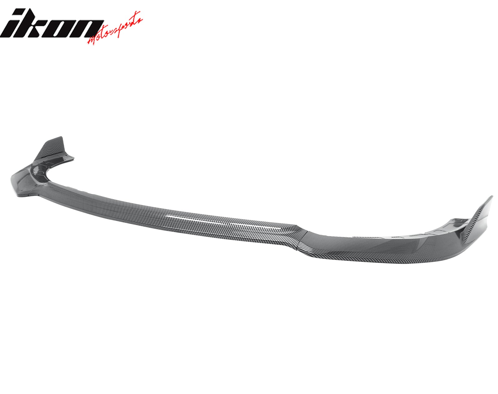 Fits 15-23 Charger SRT V4 A Style ABS Front Bumper Lip Carbon Fiber Print 3PCS