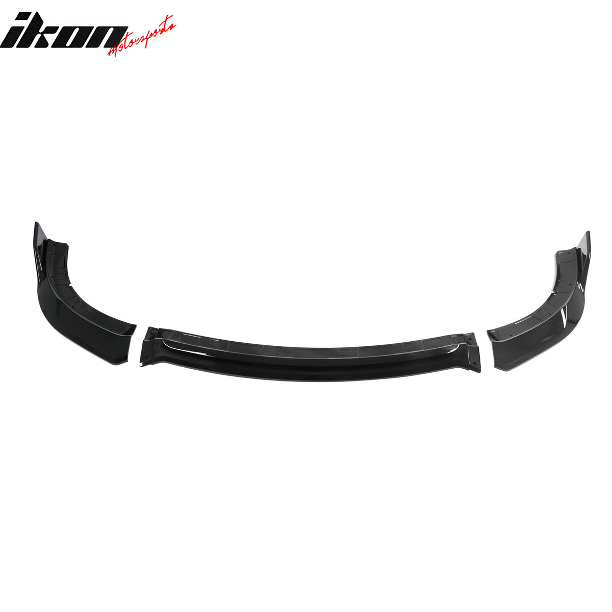 Fits 15-23 Dodge Charger SRT V4 A Style ABS Front Bumper Lip Gloss Black 3PCS