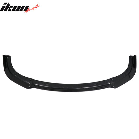 Fits 15-23 Dodge Charger SRT V4 A Style ABS Front Bumper Lip Gloss Black 3PCS