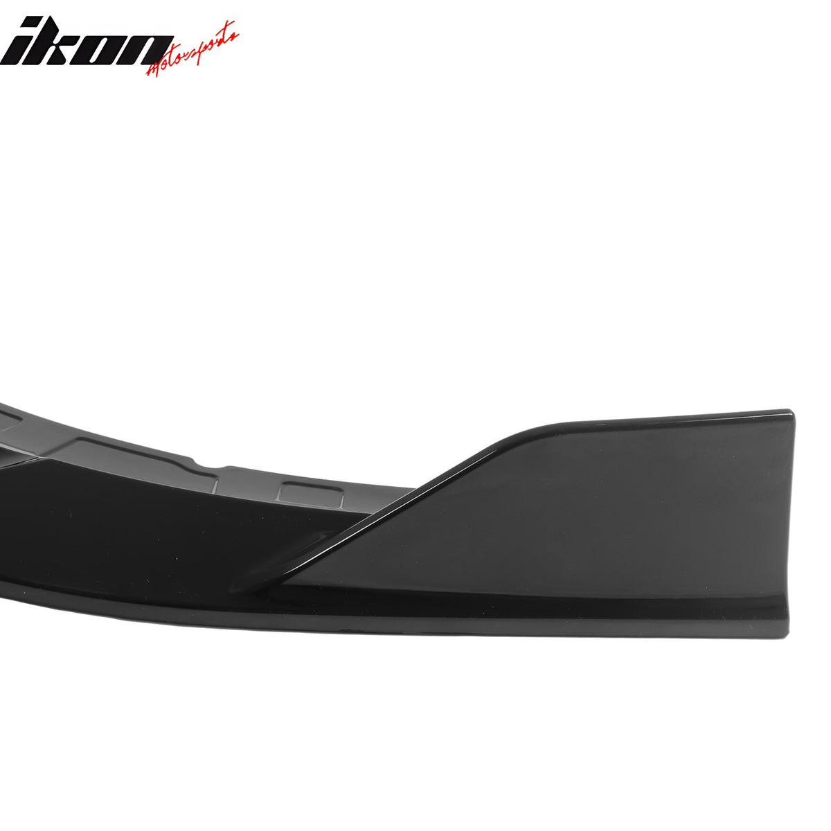 Fits 15-23 Dodge Charger SRT V4 A Style ABS Front Bumper Lip Gloss Black 3PCS