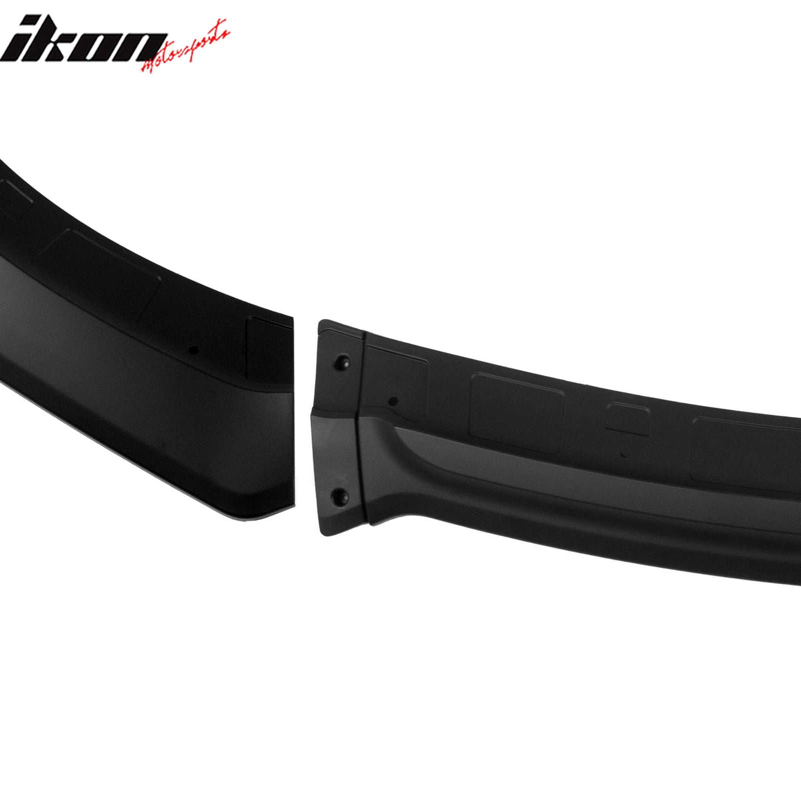 Fits 15-23 Dodge Charger SRT V4 A Style ABS Front Bumper Lip Matte Black 3PCS