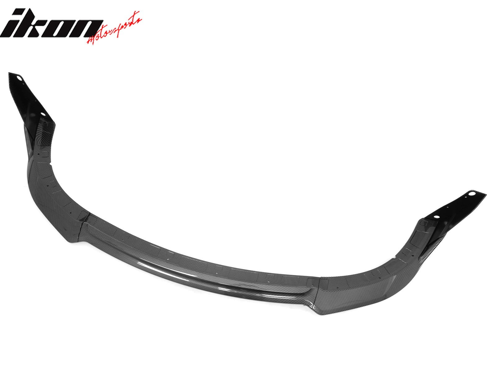 Fits 15-23 Charger SRT V4 B Style ABS Front Bumper Lip Carbon Fiber Print 5PCS