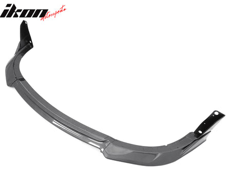Fits 15-23 Charger SRT V4 B Style ABS Front Bumper Lip Carbon Fiber Print 5PCS