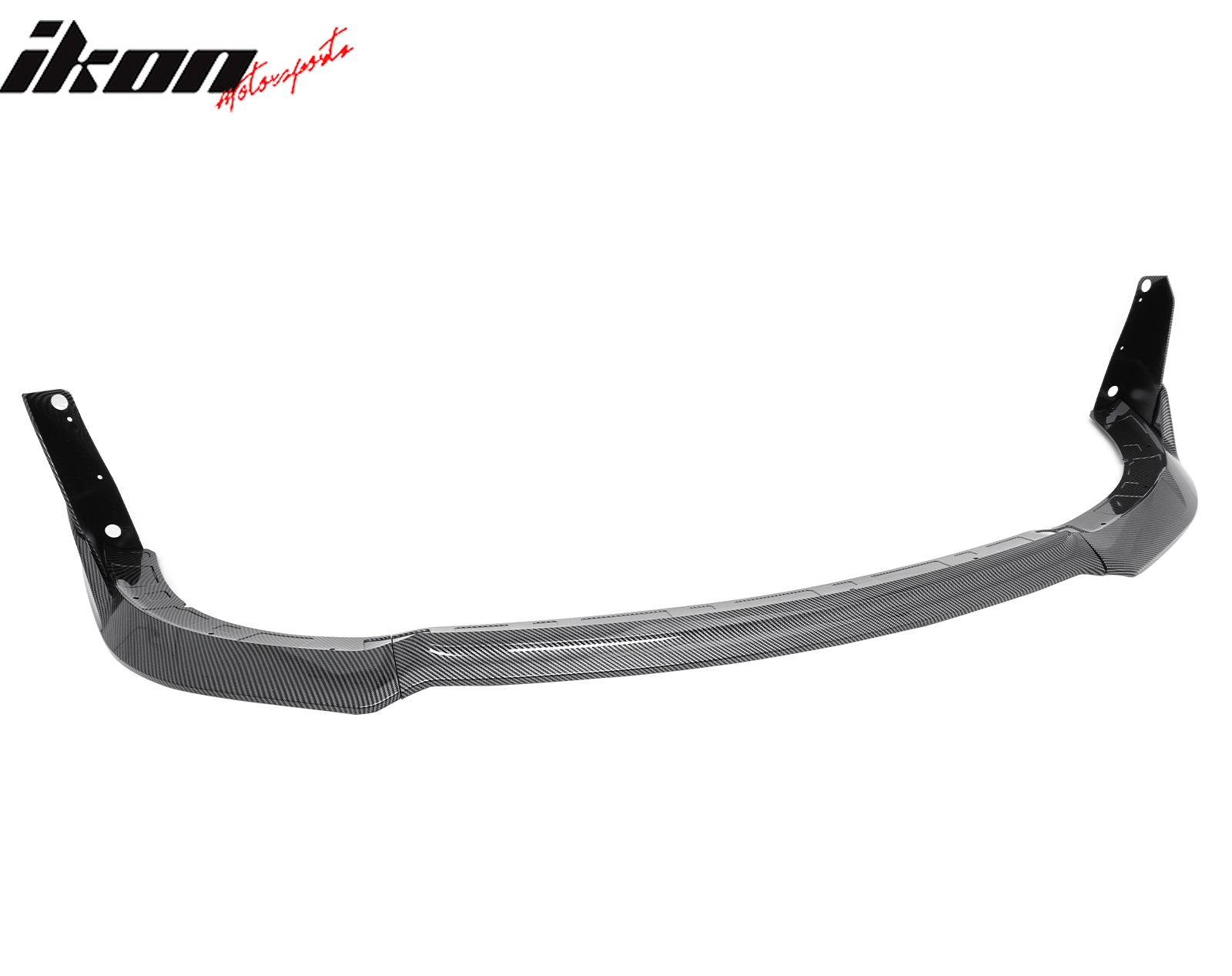 Fits 15-23 Charger SRT V4 B Style ABS Front Bumper Lip Carbon Fiber Print 5PCS