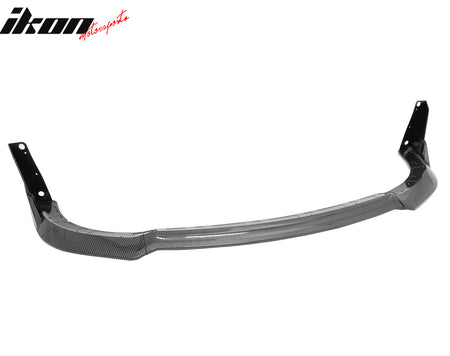 Fits 15-23 Charger SRT V4 B Style ABS Front Bumper Lip Carbon Fiber Print 5PCS