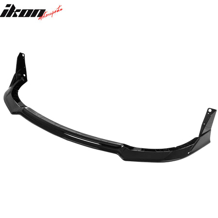 Fits 15-23 Dodge Charger SRT V4 B Style ABS Front Bumper Lip Gloss Black 5PCS