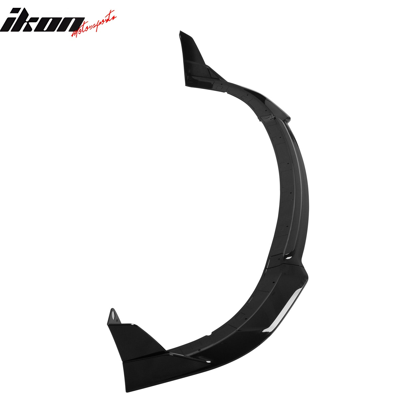 Fits 15-23 Dodge Charger SRT V4 B Style ABS Front Bumper Lip Gloss Black 5PCS