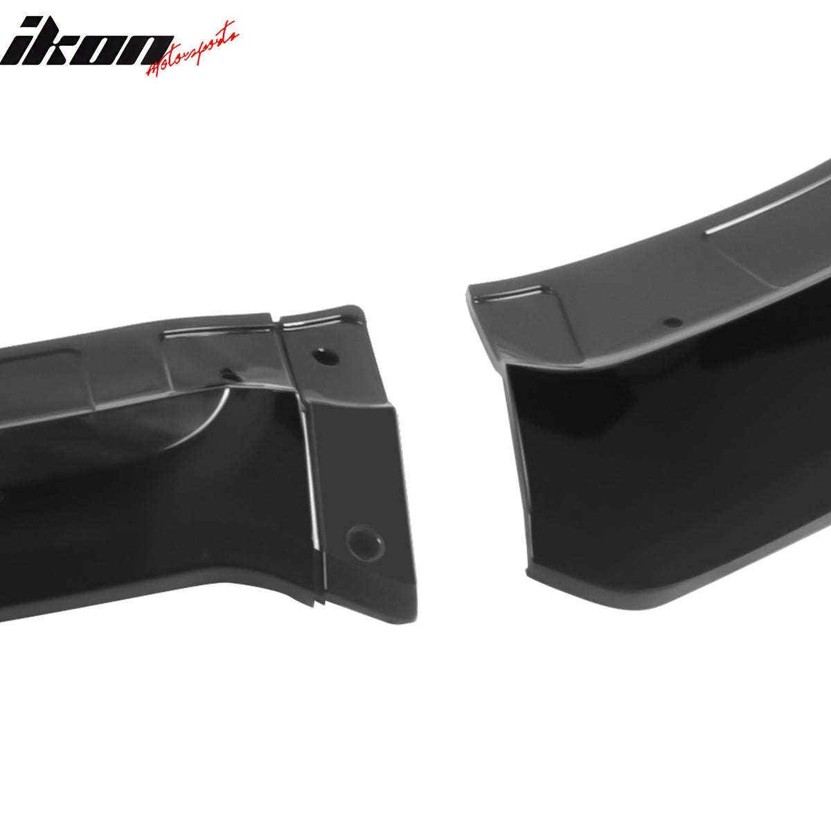 Fits 15-23 Dodge Charger SRT V4 B Style ABS Front Bumper Lip Gloss Black 5PCS