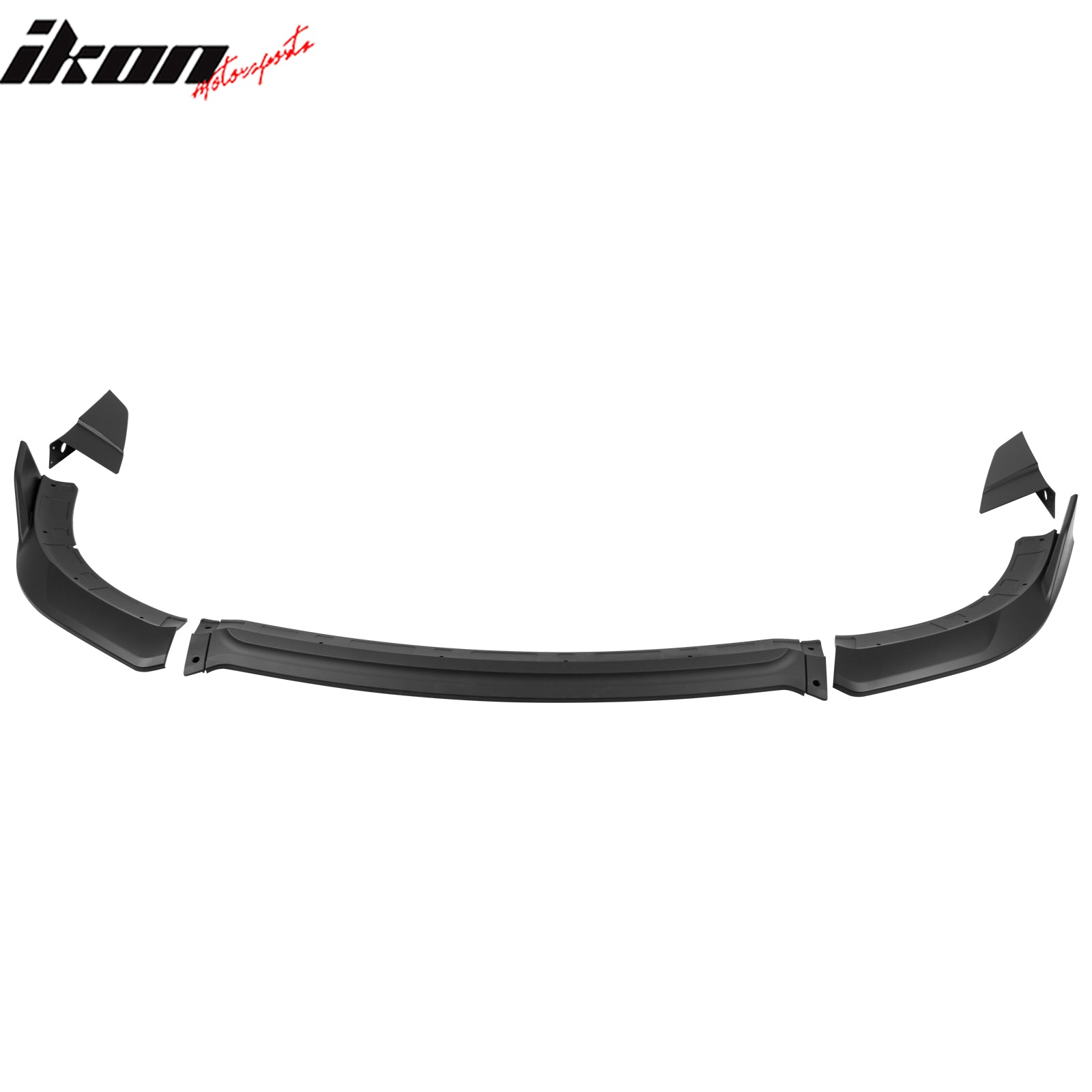 Fits 15-23 Dodge Charger SRT V4 B Style ABS Front Bumper Lip Matte Black 5PCS