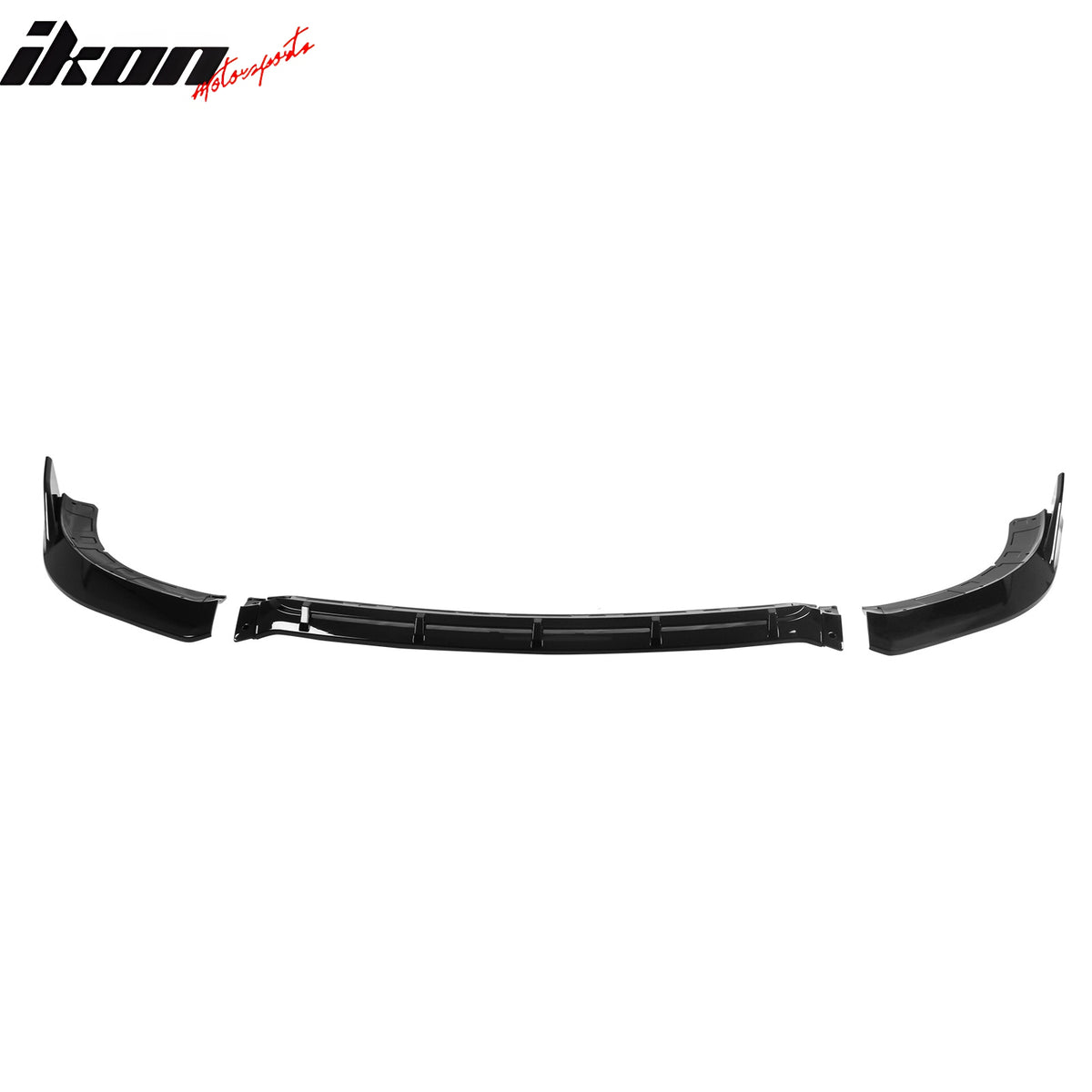 Fits 15-23 Dodge Charger SRT V5 A Style ABS Front Bumper Lip Gloss Black 3PCS
