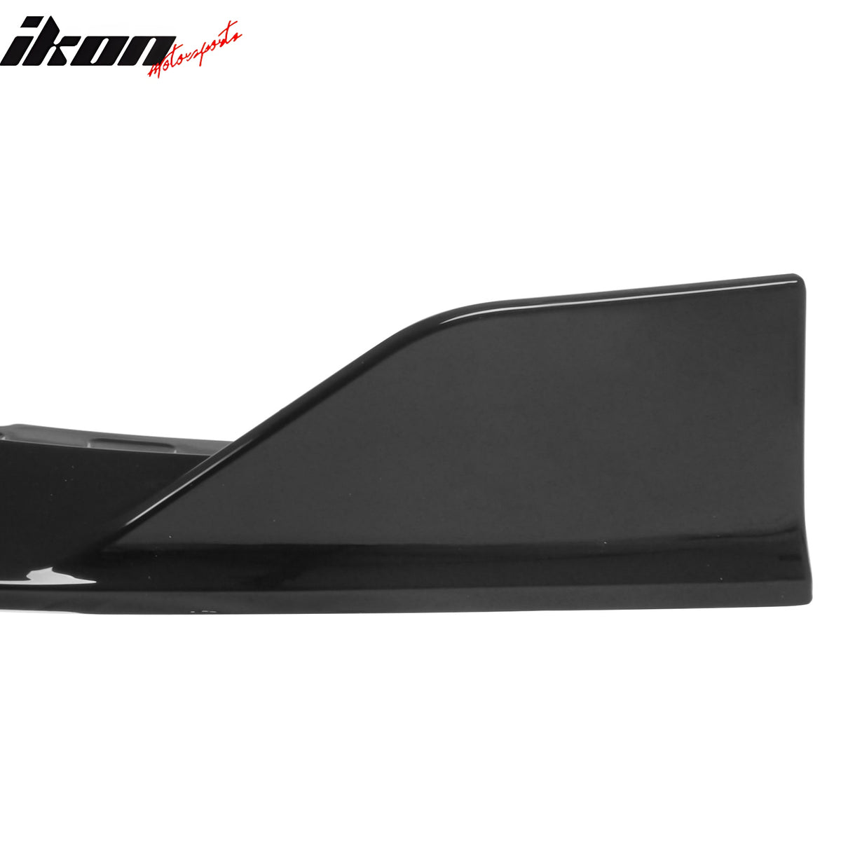 Fits 15-23 Dodge Charger SRT V5 A Style ABS Front Bumper Lip Gloss Black 3PCS