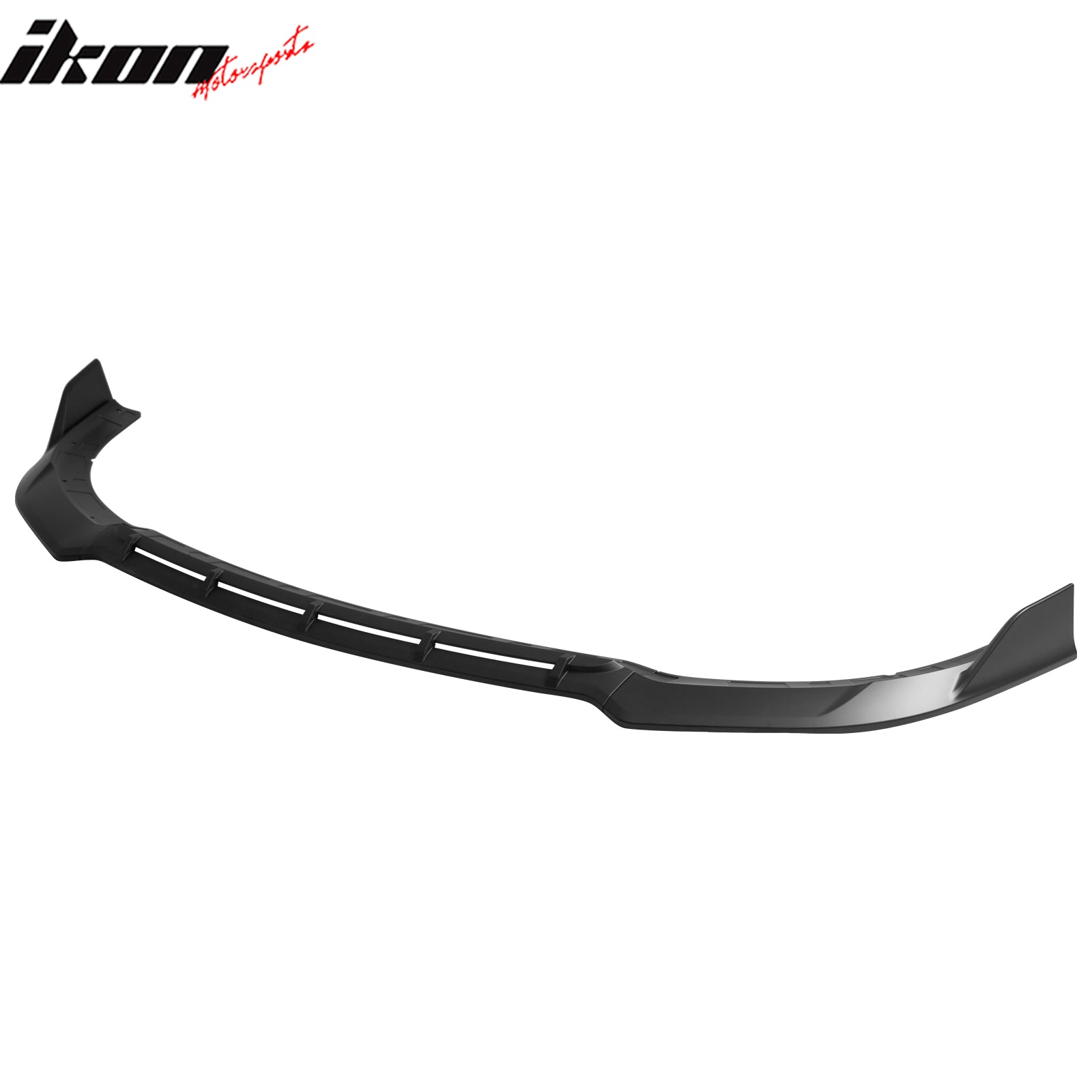 Fits 15-23 Dodge Charger SRT V5 A Style ABS Front Bumper Lip Matte Black 3PCS