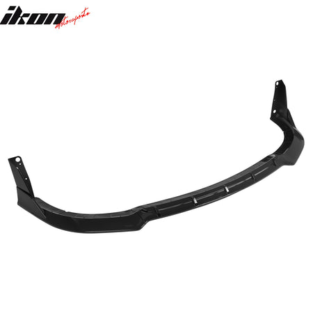 Fits 15-23 Dodge Charger SRT V5 B Style ABS Front Bumper Lip Gloss Black 5PCS