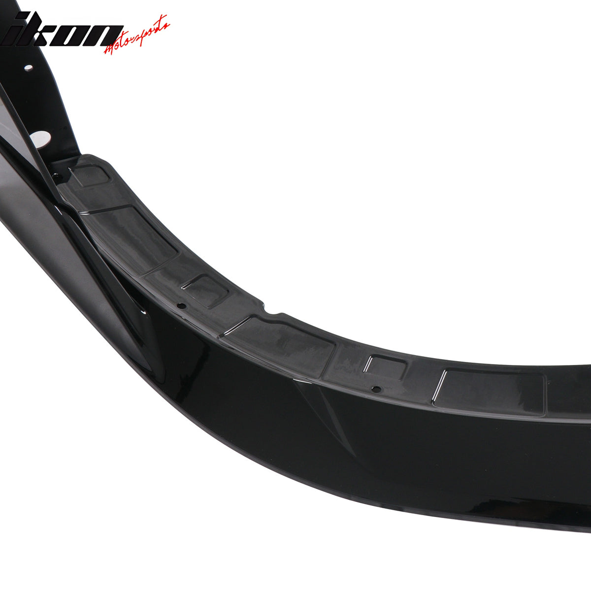 Fits 15-23 Dodge Charger SRT V5 B Style ABS Front Bumper Lip Gloss Black 5PCS