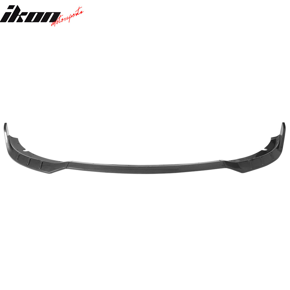2015-2023 Dodge Charger V6 A Style Carbon Fiber Print Front Bumper Lip