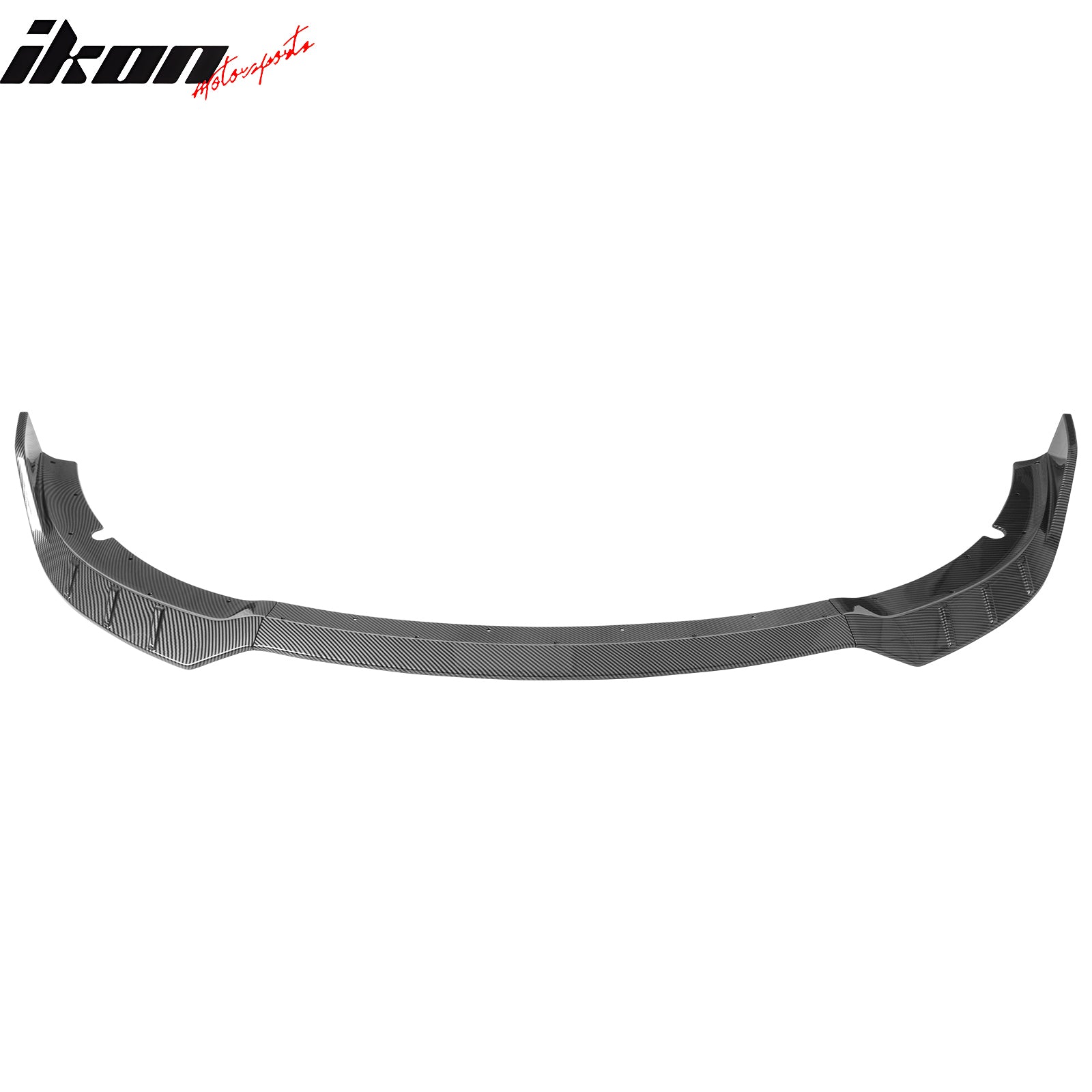 Fits 15-23 Charger SRT V6 A Style ABS Front Bumper Lip Carbon Fiber Print 3PCS