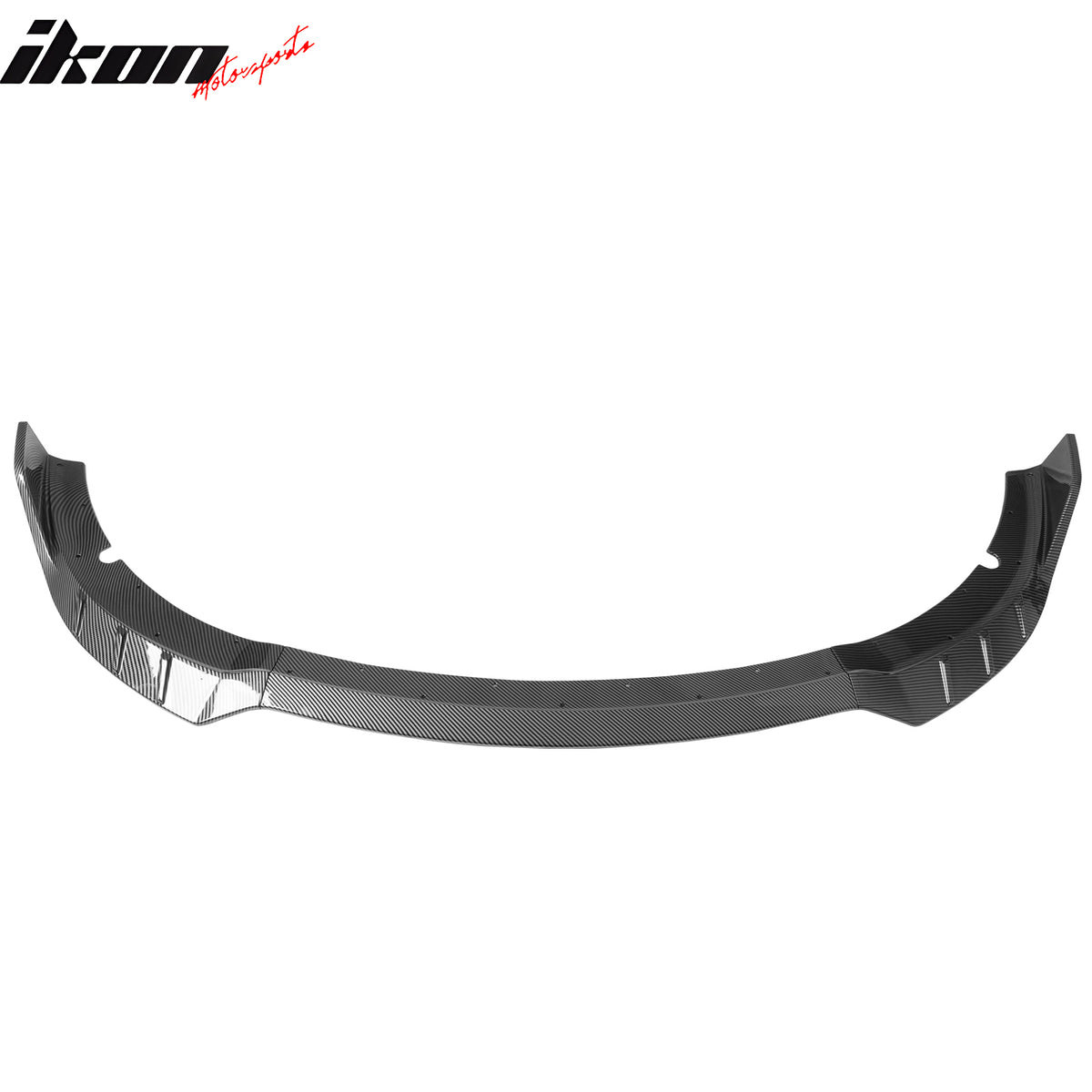 Fits 15-23 Charger SRT V6 A Style ABS Front Bumper Lip Carbon Fiber Print 3PCS