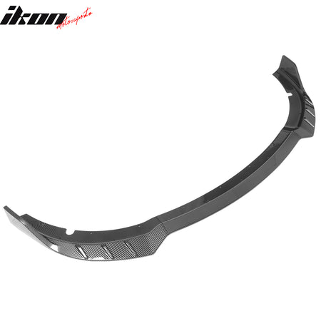 Fits 15-23 Charger SRT V6 A Style ABS Front Bumper Lip Carbon Fiber Print 3PCS