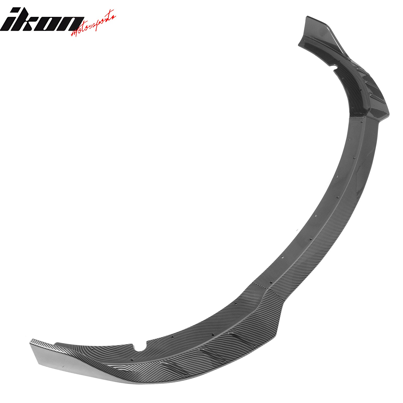 Fits 15-23 Charger SRT V6 A Style ABS Front Bumper Lip Carbon Fiber Print 3PCS