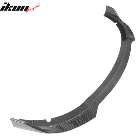 Fits 15-23 Charger SRT V6 A Style ABS Front Bumper Lip Carbon Fiber Print 3PCS