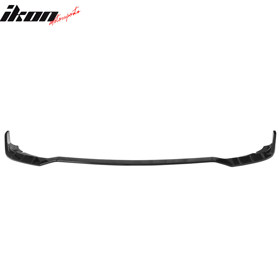 2015-2023 Dodge Charger V6 A Style Gloss Black Front Bumper Lip ABS