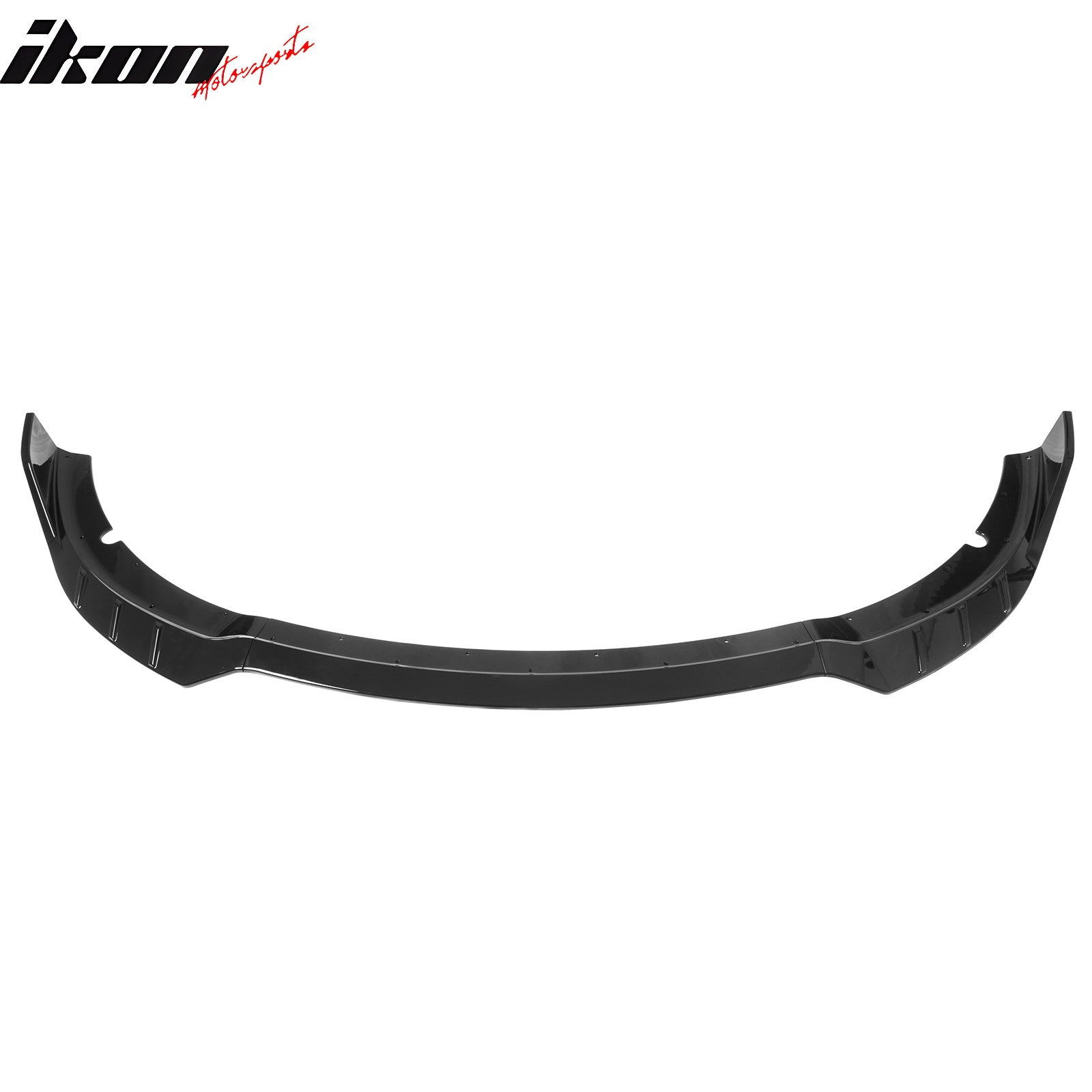 Fits 15-23 Dodge Charger SRT V6 A Style ABS Front Bumper Lip Gloss Black 3PCS