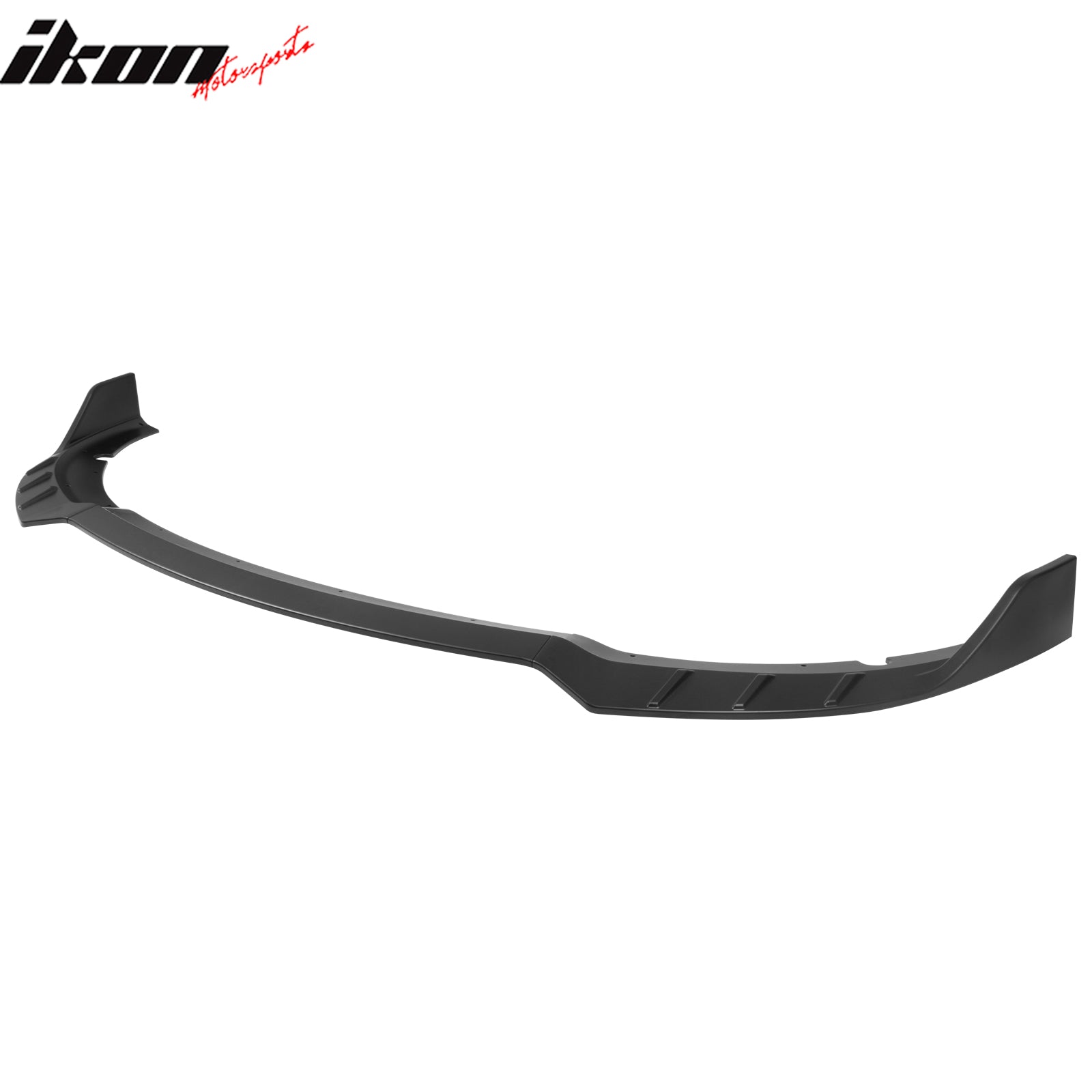 Fits 15-23 Dodge Charger SRT V6 A Style ABS Front Bumper Lip Matte Black 3PCS