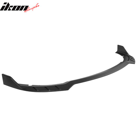 Fits 15-23 Dodge Charger SRT V6 A Style ABS Front Bumper Lip Matte Black 3PCS