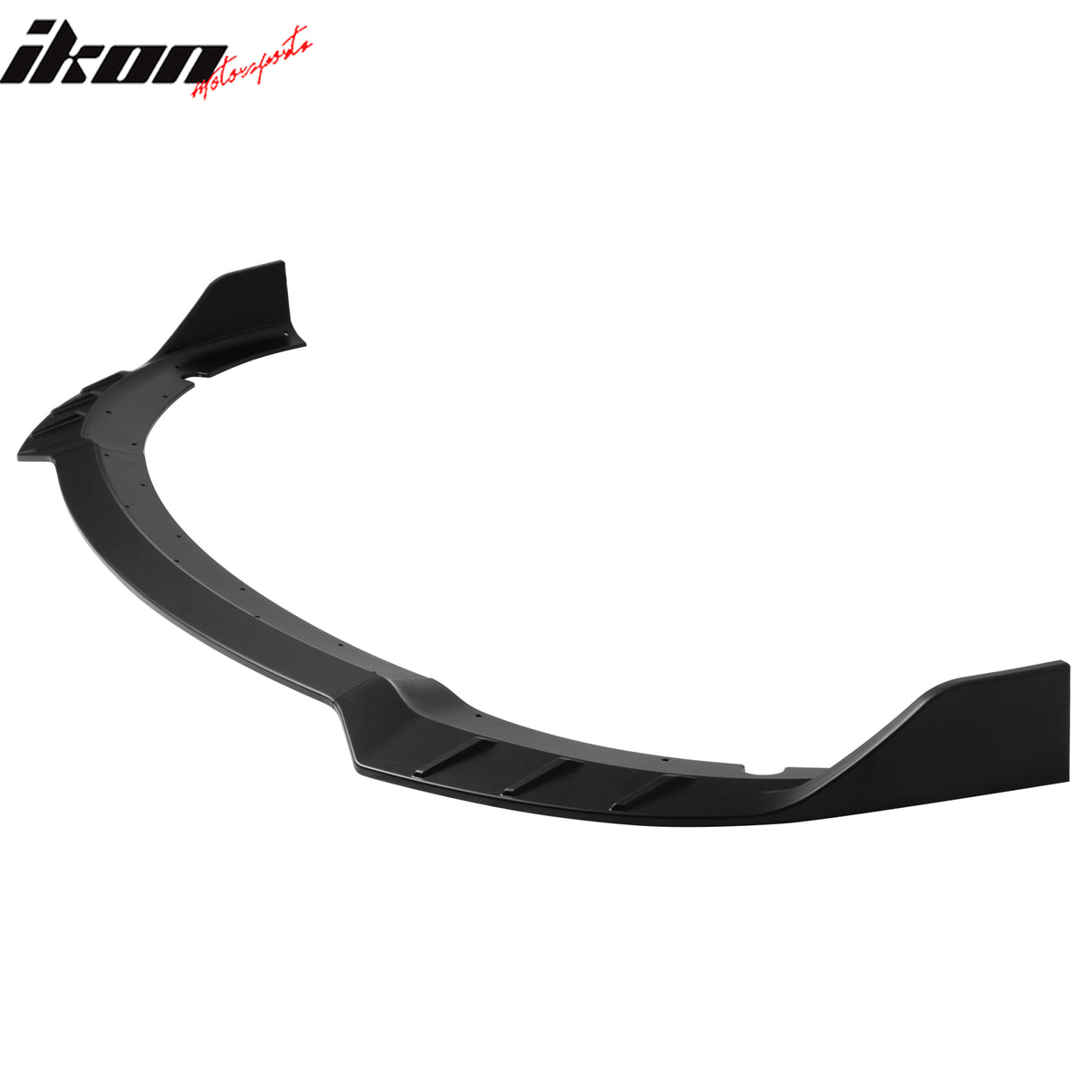 Fits 15-23 Dodge Charger SRT V6 A Style ABS Front Bumper Lip Matte Black 3PCS