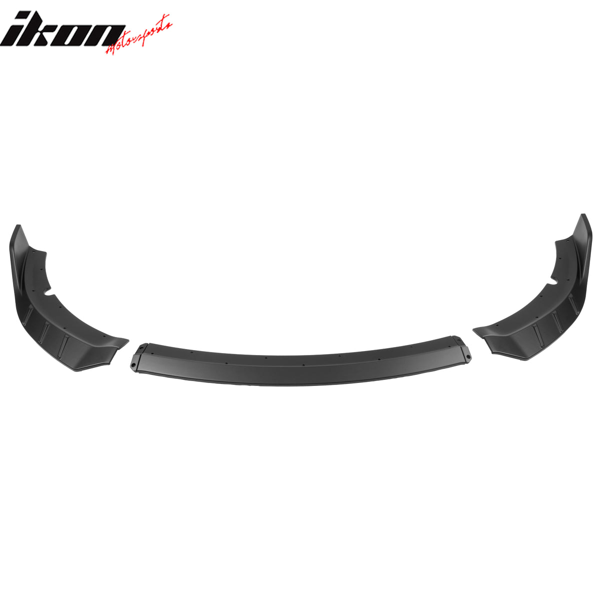 Fits 15-23 Dodge Charger SRT V6 A Style ABS Front Bumper Lip Matte Black 3PCS