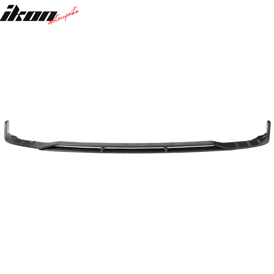 2015-2023 Dodge Charger V6 B Style Carbon Fiber Print Front Bumper Lip