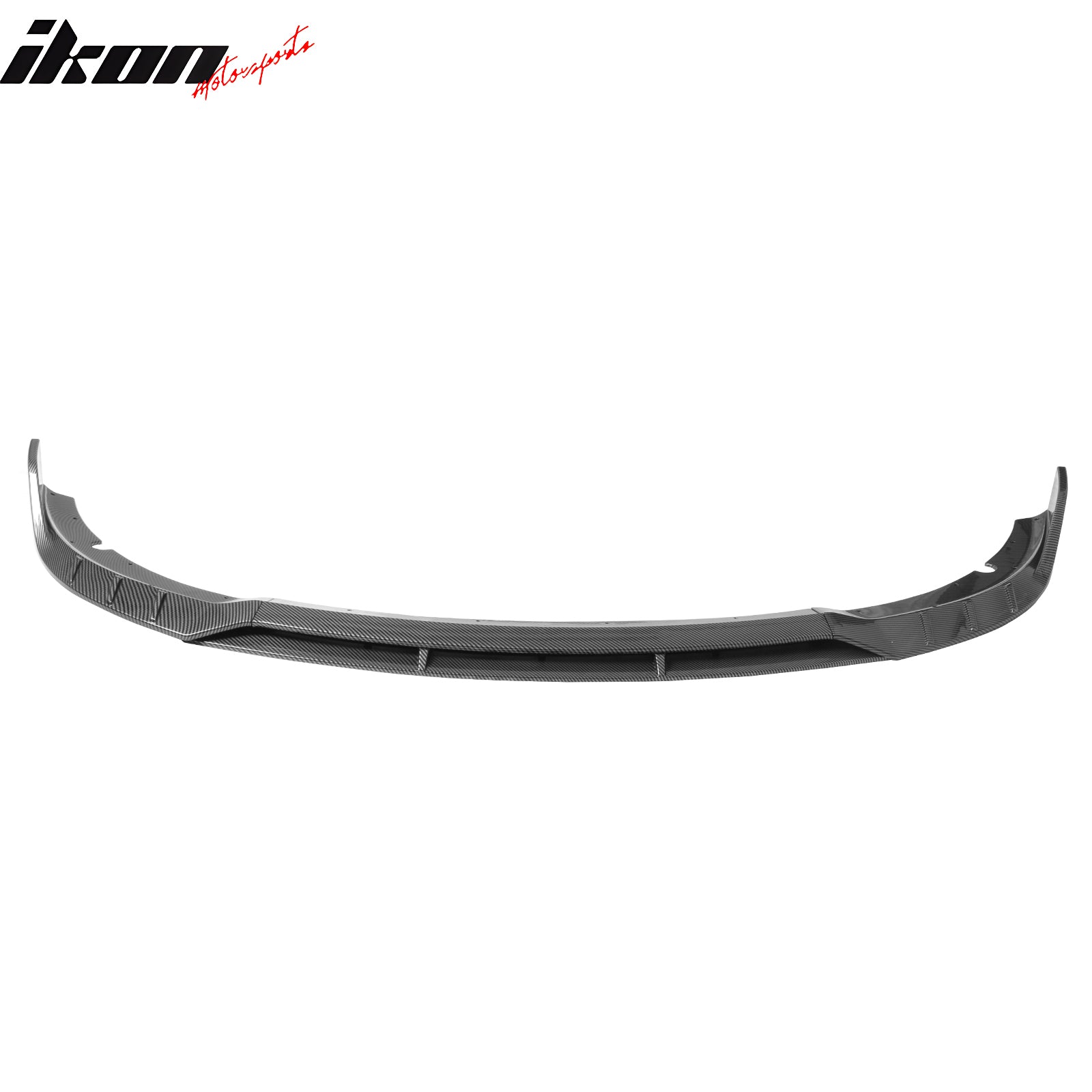 Fits 15-23 Charger SRT V6 B Style ABS Front Bumper Lip Carbon Fiber Print 4PCS