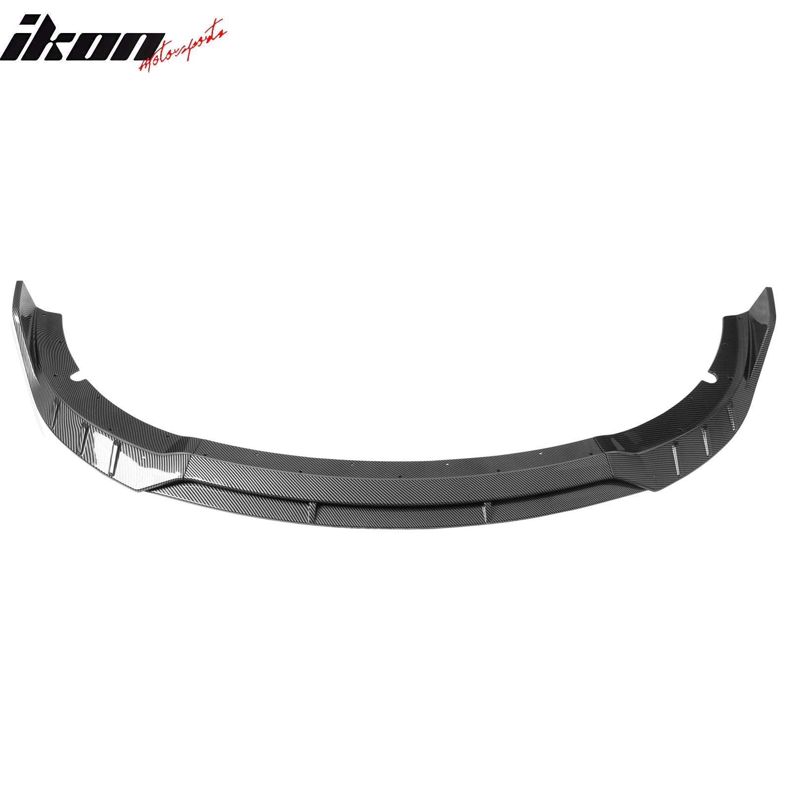 Fits 15-23 Charger SRT V6 B Style ABS Front Bumper Lip Carbon Fiber Print 4PCS