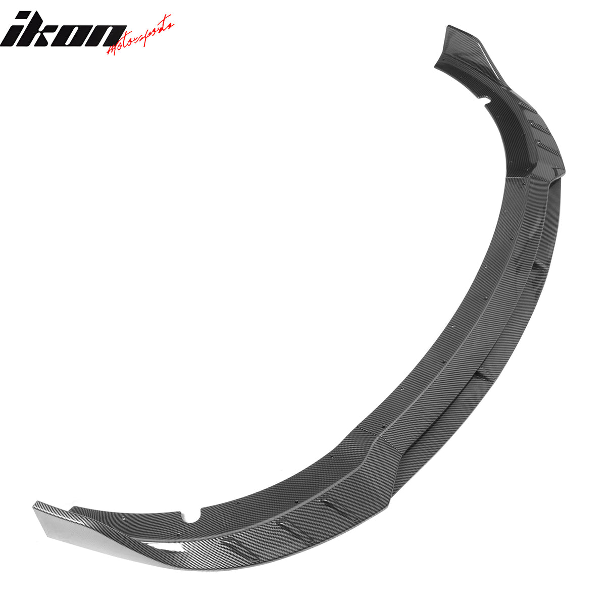 Fits 15-23 Charger SRT V6 B Style ABS Front Bumper Lip Carbon Fiber Print 4PCS