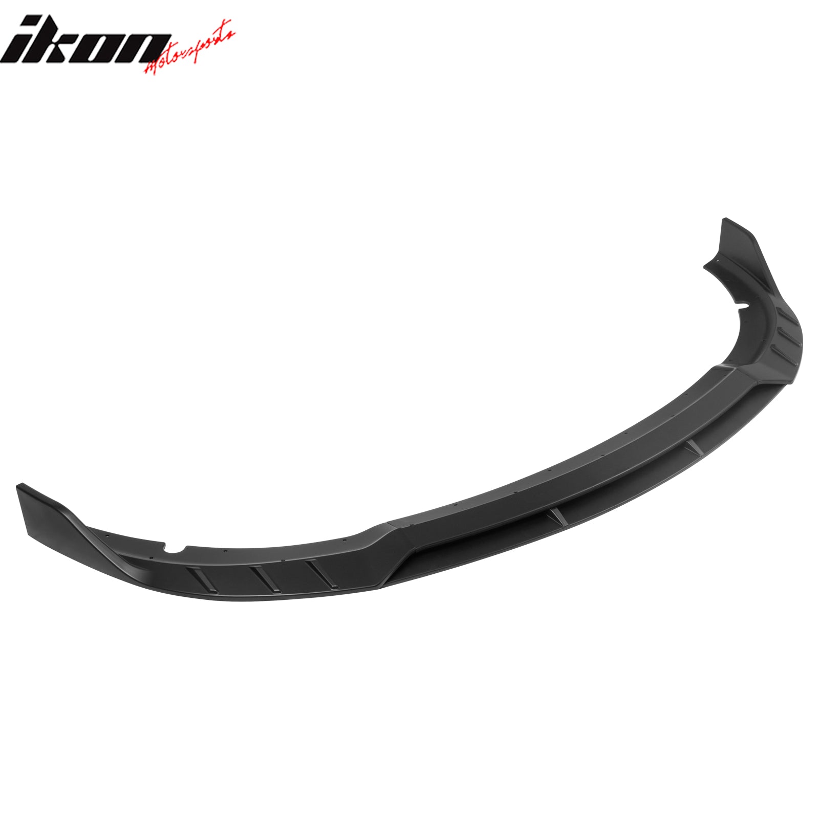 Fits 15-23 Dodge Charger SRT V6 B Style ABS Front Bumper Lip Matte Black 4PCS