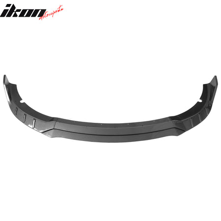 Fits 15-23 Charger SRT V6 C Style ABS Front Bumper Lip Carbon Fiber Print 4PCS