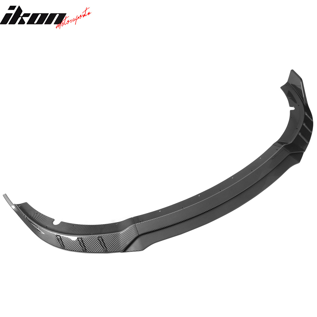 Fits 15-23 Charger SRT V6 C Style ABS Front Bumper Lip Carbon Fiber Print 4PCS