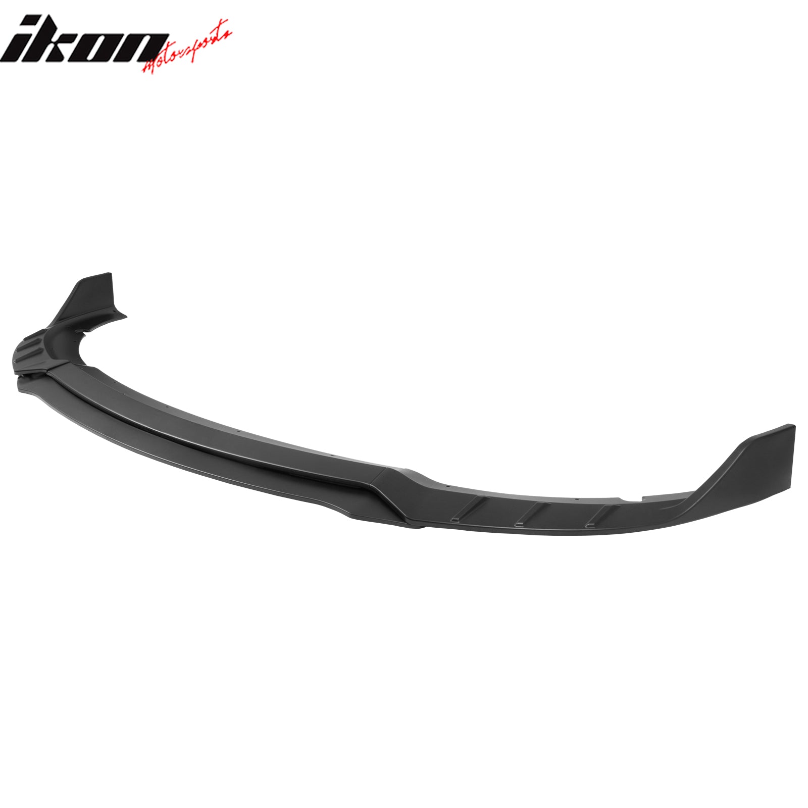 Fits 15-23 Dodge Charger SRT V6 C Style ABS Front Bumper Lip Matte Black 4PCS